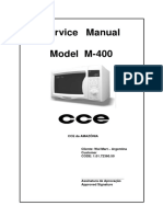 Service Manual Model M-400: Cce Da Amazônia