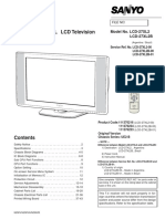 Sanyo+Service+Manual+TV+LCD+LCD27XA2 XL2 SvcMnls