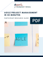 Agile Project Management in 30 Minutes: Participant Resource Guide