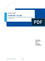 ELAN-film HT-180: Technical Data Sheet Secondary Insulations