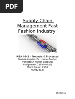 Leagile Supply Chain For Fast Fashion Industry