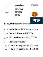 Feldfernsprecher FF63M, OB62 10