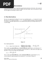 Numerical Differentiation: This Slope Approximates F (A)