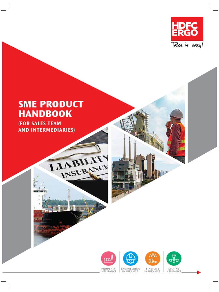 HDFC Ergo SME Handbook PDF Insurance Liability Insurance