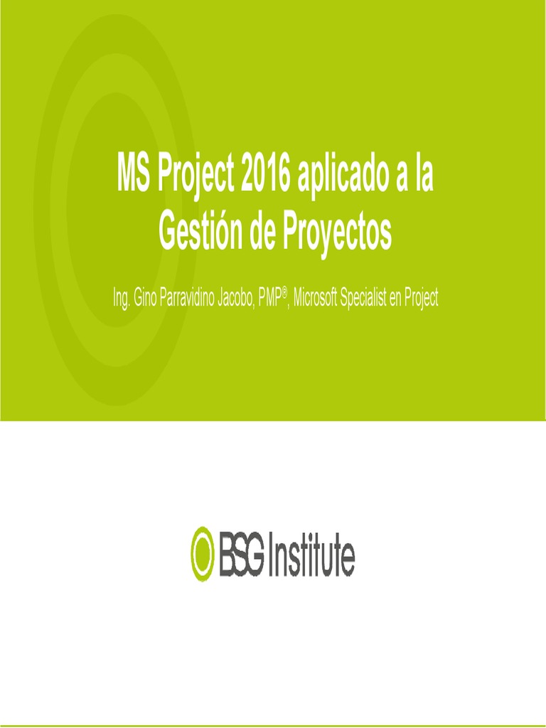 Microsoft Project 2016 Descargar Gratis