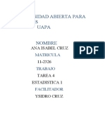 Ejercicios de Medidas de Centralización ACT IV