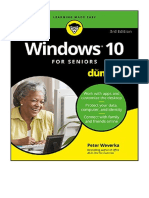 Windows 10 For Seniors For Dummies - Peter Weverka
