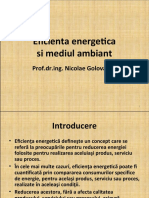 Eficienta energetica si mediul ambiant