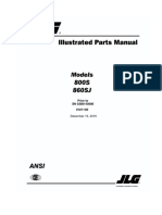 JLG 800S 860SJ Parts Manual