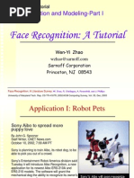 Face Recognition: A Tutorial