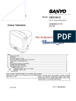 Sanyo Ce21a2 Service Manual