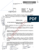 Pl-05026-2020.Lp Proyecto de Ley Modificacion Del Codigo Procesal Penal
