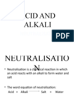 Acid and Alkali