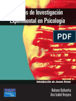 Diseños de Investigacion Experimental en Psicologia