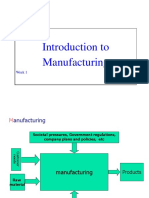 WEEK 1 Introduction To Manufacturing-Week1