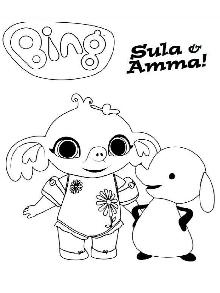 Bing Disegni Da Colorare Sula e Amma | PDF