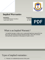 Implied Warranties
