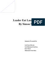 Leader Eat Last