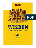 Wisden Cricketers' Almanack 2013 - Lawrence Booth