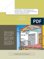 Componentes y sistemas no estructurales en una edificación