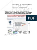 TUTORIAL DE CÓMO COMPARTIR UNA IMPRESORA ENTRE 2 O MAS EQUIPOS