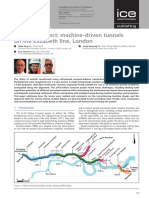 Crossrail Project: Machine-Driven Tunnels On The Elizabeth Line, London