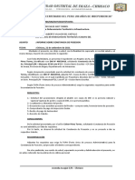 INFORME #025 - Constancia de Posesion