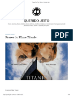 Frases Do Filme Titanic Querido Jeito