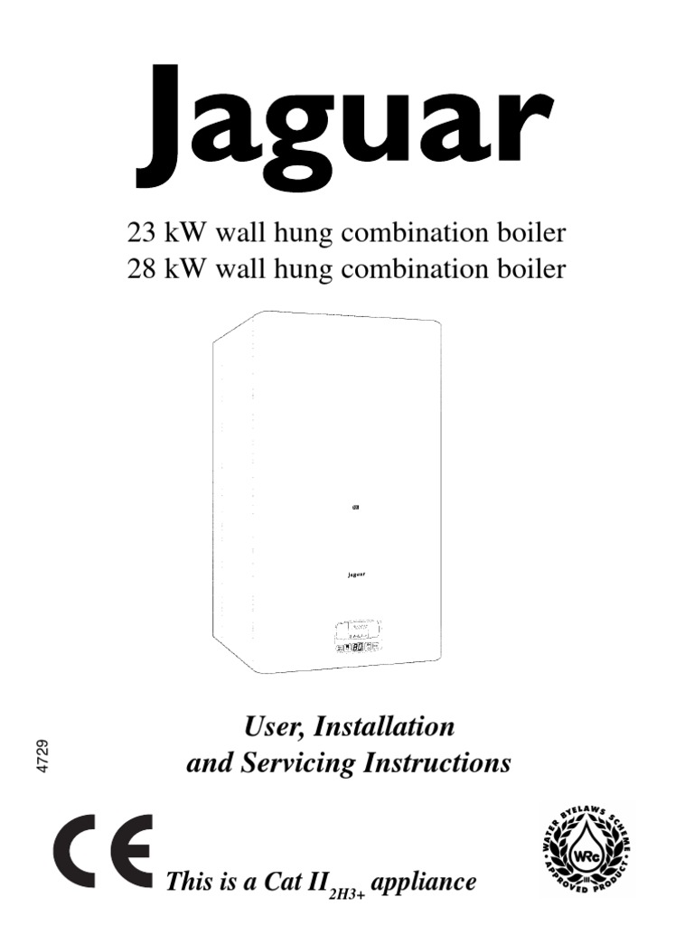 Jaguar Boiler Manual Water Heating Boiler