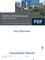 OHSU COVID-19 Forecast Nov. 24, 2021