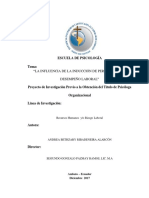 La Influencia de La Inducción de Personal en El Desempeño Laboral