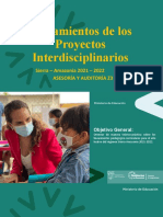 Lineamientos de Los Proyectos Interdisciplinarios Sierra 2021-2022-OK