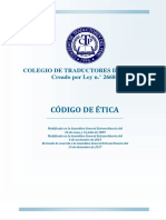 Código de Ética Revisado AGE 2017