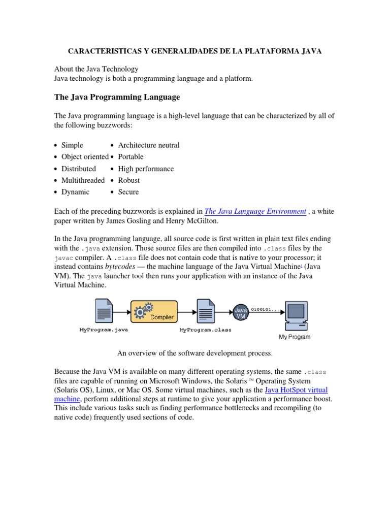 TUTORIAL About The Java Technology | PDF | Java (Programming Language ...