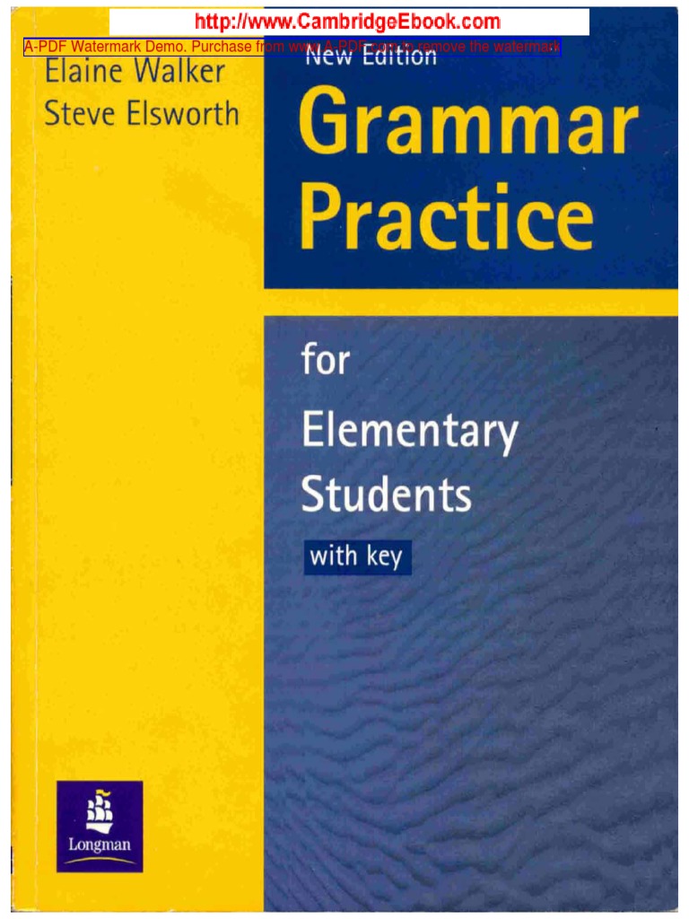 Longman English Grammar Practice For Elementary Students PDF