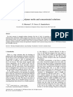Rheology of Polymer Melts and Concentrated Solutions: G. Marrucci", Greco, G. Ianniruberto