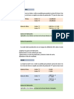 Ejercicios Ordenes de Producción