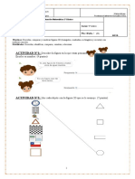 Evaluacion Figuras Geometricas 2° Basico