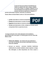 Termodinâmica: Estudo das Transferências de Energia e suas Aplicações