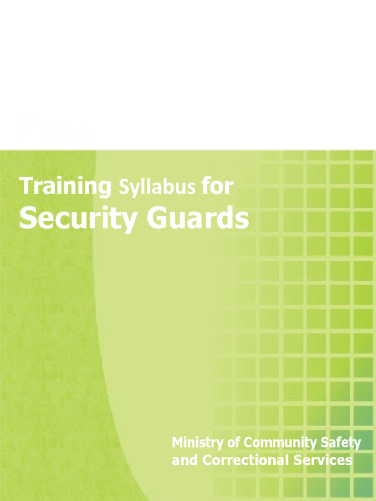 Bodyguard Training Manual PDF | PDF | Security Guard | Communication