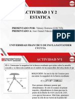 Actividad 1 y 2 (Estatica)