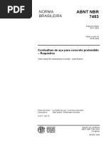 NBR 7483 - 2004 - Cordoalhas de Aço para Concreto Protendido