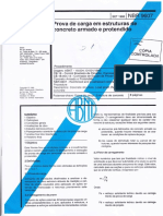 NBR 9607 - 1986 - Provas de Cargas em Estrutura de Concreto Armado e Protendido