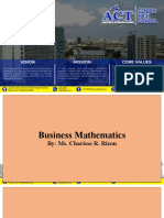 Busmath-Fractions Decimals Percents