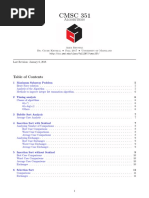 CMSC 351: Algorithms