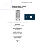 Mejoramiento de La Infraestructura Ciclovial - Final