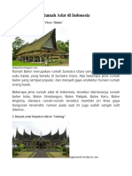 Rumah Adat Di Indonesia