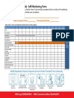 COVID19 Monitoring Form July2020