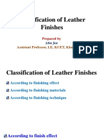 Lecture 2-Classification of Leather Finishes