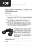 COMPRANDO O PRIMEIRO TELESCÓPIO